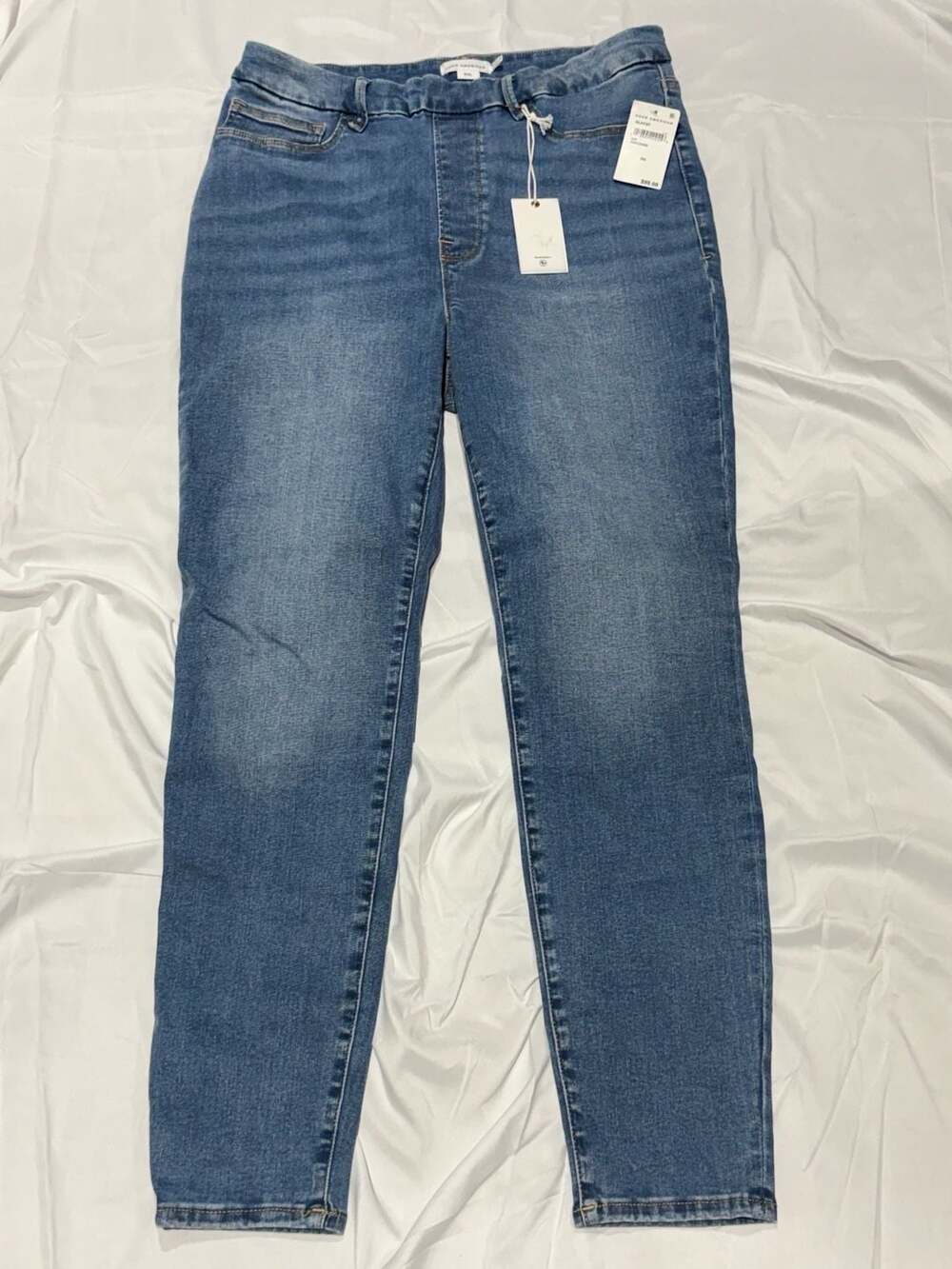 Good American Power Stretch Pull-On Skinny Jeans 2XL Indigo High Rise NWT